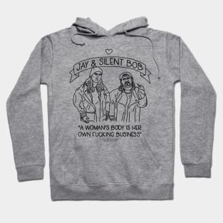 A Woman's Body Is Her Own Fucking Business Hoodie